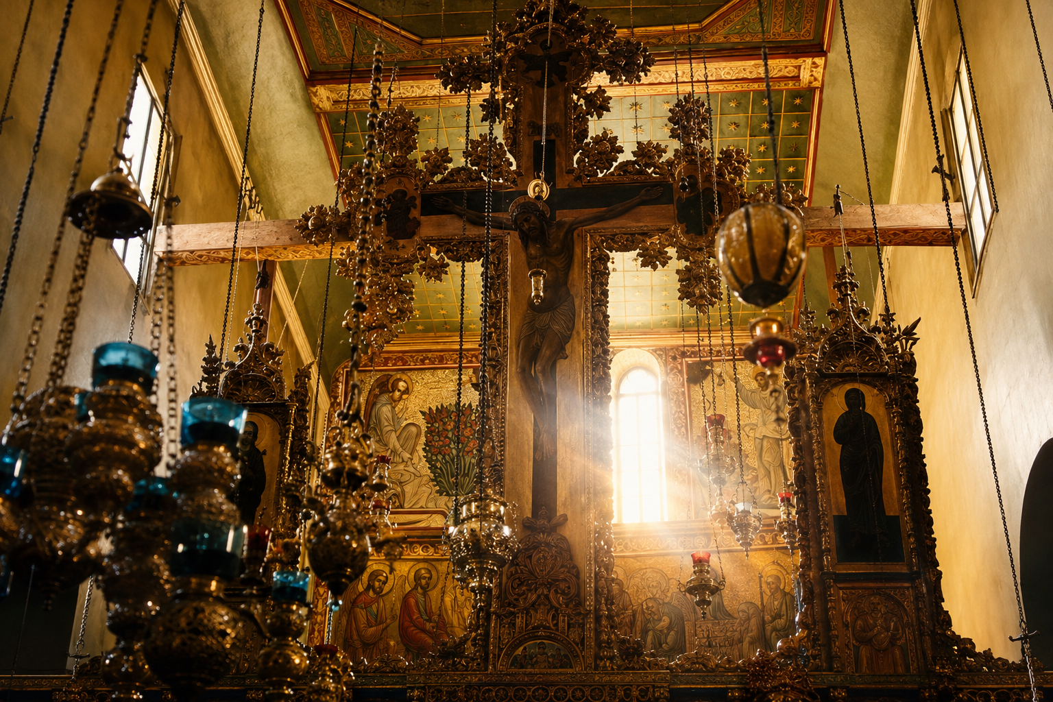 Sacred interior captured for The Land of Religions